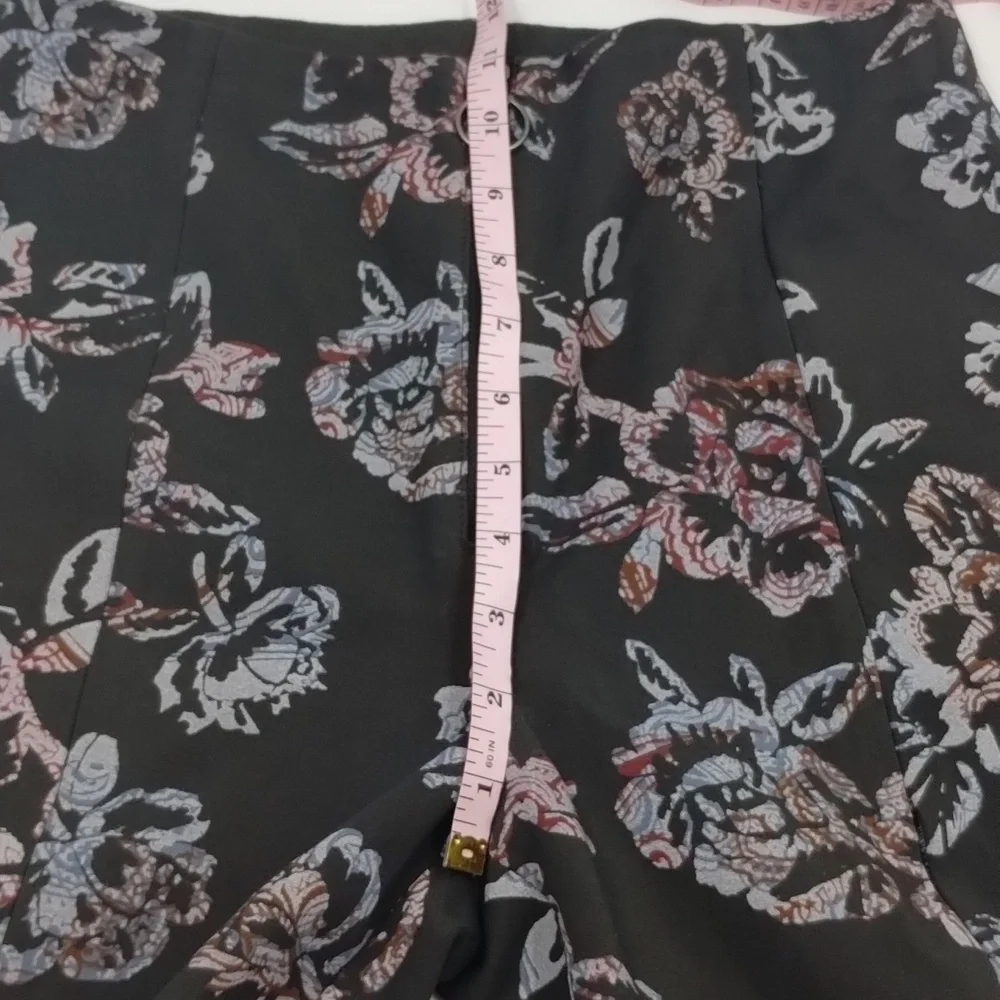 Free People Born to be Wild wide leg flare pants size 6 high waist exposed zip
